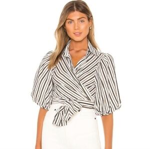 Petersyn‎ Cellini Linen Top in Desert Stripe